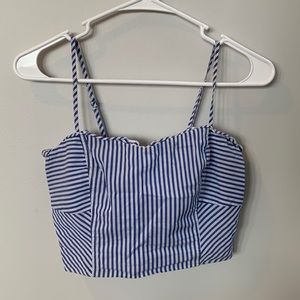 Striped crop top